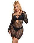 SUBBLIME - 952464 VESTITO A RETE NERA TAGLIA UNICA - SUBBLIME DRESSES - Intimo per le occasioni speciali | The Game Lingerie