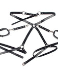 SUBBLIME - 953690 MANETTE CON CINTURA BONDAGE NERE TAGLIA UNICA - SUBBLIME FETISH - Intimo per le occasioni speciali | The Game Lingerie
