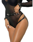 SUBBLIME - 953690 MANETTE CON CINTURA BONDAGE NERE TAGLIA UNICA - SUBBLIME FETISH - Intimo per le occasioni speciali | The Game Lingerie