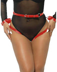 SUBBLIME - 953706 MANETTE CON CINTURA BONDAGE ROSSO TAGLIA UNICA - SUBBLIME FETISH - Intimo per le occasioni speciali | The Game Lingerie
