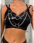 SUBBLIME - 953713 CINTURA PUNK BONDAGE FIBBIA METALLO NERA TAGLIA UNICA - SUBBLIME FETISH - Intimo per le occasioni speciali | The Game Lingerie