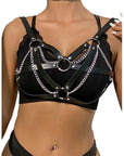 SUBBLIME - 953713 CINTURA PUNK BONDAGE FIBBIA METALLO NERA TAGLIA UNICA - SUBBLIME FETISH - Intimo per le occasioni speciali | The Game Lingerie