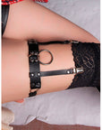 SUBBLIME - 953744 GIARRETRELLA PUNK IN PELLE REGOLABILE NERA TAGLIA UNICA - SUBBLIME FETISH - Intimo per le occasioni speciali | The Game Lingerie