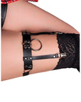 SUBBLIME - 953744 GIARRETRELLA PUNK IN PELLE REGOLABILE NERA TAGLIA UNICA - SUBBLIME FETISH - Intimo per le occasioni speciali | The Game Lingerie
