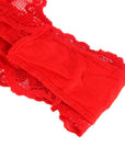 SUBBLIME - 953980 BODY SEXY CON VOLANT + CINTURA ROSSO L/XL - SUBBLIME BODIES - Intimo per le occasioni speciali | The Game Lingerie