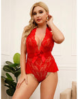 SUBBLIME - 953980 BODY SEXY CON VOLANT + CINTURA ROSSO L/XL - SUBBLIME BODIES - Intimo per le occasioni speciali | The Game Lingerie