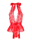 SUBBLIME - 953980 BODY SEXY CON VOLANT + CINTURA ROSSO L/XL - SUBBLIME BODIES - Intimo per le occasioni speciali | The Game Lingerie