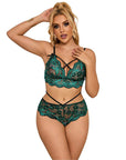 SUBBLIME - 954093 REGGISENO + SLIP PIZZO VERDE L/XL - SUBBLIME SETS - Intimo per le occasioni speciali | The Game Lingerie