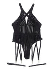SUBBLIME - 954154 BODY CON CINTURA REGGICALZE NERO L/XL - SUBBLIME BODYSTOCKINGS - Intimo per le occasioni speciali | The Game Lingerie