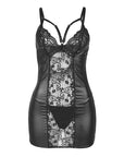 SUBBLIME - 954178 VESTITO + PERIZOMA PELLE NERO L/XL - SUBBLIME DRESSES - Intimo per le occasioni speciali | The Game Lingerie
