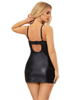 SUBBLIME - 954178 VESTITO + PERIZOMA PELLE NERO L/XL - SUBBLIME DRESSES - Intimo per le occasioni speciali | The Game Lingerie
