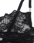 SUBBLIME - 954185 BABYDOLL IN PIZZO CON SPALLINE REGOLABILI NERO S/M - SUBBLIME BABYDOLLS - Intimo per le occasioni speciali | The Game Lingerie