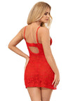 SUBBLIME - 954208 BABYDOLL IN PIZZO CON SPALLINE REGOLABILI ROSSO S/M - SUBBLIME BABYDOLLS - Intimo per le occasioni speciali | The Game Lingerie