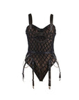 SUBBLIME - 9542277 BODY CON CATENE + CINTURA REGGICALZE NERO L/XL - SUBBLIME BODIES - Intimo per le occasioni speciali | The Game Lingerie