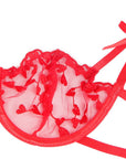 SUBBLIME - 954338 REGGISENO + PERIZOMA + CINTURA CON STAMPA A CUORE ROSSO L/XL - SUBBLIME SETS - Intimo per le occasioni speciali | The Game Lingerie