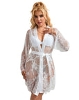 SUBBLIME - 954376 CAMICIA DA NOTTE MANICA LUNGA CON DISEGNO FLOREALE BIANCO L/XL - SUBBLIME BABYDOLLS - Intimo per le occasioni speciali | The Game Lingerie