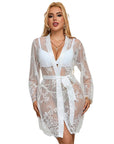 SUBBLIME - 954376 CAMICIA DA NOTTE MANICA LUNGA CON DISEGNO FLOREALE BIANCO L/XL - SUBBLIME BABYDOLLS - Intimo per le occasioni speciali | The Game Lingerie