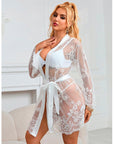 SUBBLIME - 954376 CAMICIA DA NOTTE MANICA LUNGA CON DISEGNO FLOREALE BIANCO L/XL - SUBBLIME BABYDOLLS - Intimo per le occasioni speciali | The Game Lingerie