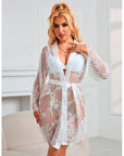 SUBBLIME - 954376 CAMICIA DA NOTTE MANICA LUNGA CON DISEGNO FLOREALE BIANCO L/XL - SUBBLIME BABYDOLLS - Intimo per le occasioni speciali | The Game Lingerie