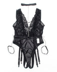 SUBBLIME - 954383 BODY SEXY CON CINTURA REGGICALZE NERO S/M - SUBBLIME BODYSTOCKINGS - Intimo per le occasioni speciali | The Game Lingerie