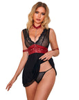 SUBBLIME - 954437 ABITO BONDAGE IN PIZZO NERO L/XL - SUBBLIME DRESSES - Intimo per le occasioni speciali | The Game Lingerie