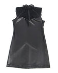 SUBBLIME - 957551 ABITO IN PELLE CON COLLO IN PIZZO NERO L/XL - SUBBLIME DRESSES - Intimo per le occasioni speciali | The Game Lingerie