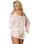 SUBBLIME - BABYDOLL BIANCO MANICA SVASATA S / M - SUBBLIME BABYDOLLS - Intimo per le occasioni speciali | The Game Lingerie