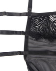 SUBBLIME - BABYDOLL CON SPALLINE REGOLABILI IN PIZZO NERO S/M - SUBBLIME BABYDOLLS - Intimo per le occasioni speciali | The Game Lingerie