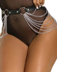 SUBBLIME - CINTURA CON CATENA IN PELLE NERA TAGLIA UNICA - SUBBLIME FETISH - Intimo per le occasioni speciali | The Game Lingerie