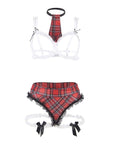 SUBBLIME - COSTUME SEXY DA SCUOLA CON REGGISENO L/XL - SUBBLIME COSTUMES - Intimo per le occasioni speciali | The Game Lingerie