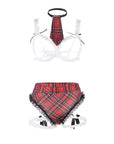 SUBBLIME - COSTUME SEXY DA SCUOLA CON REGGISENO L/XL - SUBBLIME COSTUMES - Intimo per le occasioni speciali | The Game Lingerie