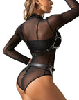 SUBBLIME - IMBRACATURA COMPLETA CON CATENA A STELLA ??DETTAGLIO TAGLIA UNICA - SUBBLIME FETISH - Intimo per le occasioni speciali | The Game Lingerie