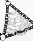 SUBBLIME - IMBRAGATURA REGGISENO E COLLANA CON CATENE TAGLIA UNICA - SUBBLIME FETISH - Intimo per le occasioni speciali | The Game Lingerie