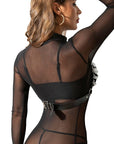 SUBBLIME - IMBRAGATURA REGGISENO E COLLANA CON CATENE TAGLIA UNICA - SUBBLIME FETISH - Intimo per le occasioni speciali | The Game Lingerie