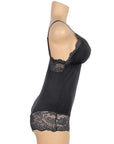 SUBBLIME - ORSACCHIOTTO CON DETTAGLI IN PIZZO FLOREALE NERO L/XL - SUBBLIME BODIES - Intimo per le occasioni speciali | The Game Lingerie