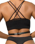 SUBBLIME - PETTORALE CATENE IN PELLE NERA TAGLIA UNICA - SUBBLIME FETISH - Intimo per le occasioni speciali | The Game Lingerie