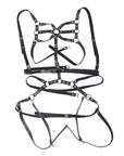 SUBBLIME - PETTORINA CINGHIE REGOLABILI IN PELLE NERO TAGLIA UNICA - SUBBLIME FETISH - Intimo per le occasioni speciali | The Game Lingerie