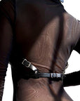 SUBBLIME - PETTORINA IN PELLE NERA TAGLIA UNICA - SUBBLIME FETISH - Intimo per le occasioni speciali | The Game Lingerie