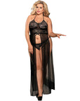 SUBBLIME - QUEEN PLUS SET TOP E PERIZOMA NERO - SUBBLIME QUEEN PLUS SIZE - Intimo per le occasioni speciali | The Game Lingerie