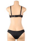 SUBBLIME - SET DUE PEZZI DI REGGISENO TRASPARENTE E STRISCE S/M - SUBBLIME SETS - Intimo per le occasioni speciali | The Game Lingerie