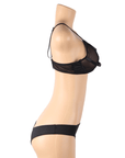 SUBBLIME - SET DUE PEZZI DI REGGISENO TRASPARENTE E STRISCE S/M - SUBBLIME SETS - Intimo per le occasioni speciali | The Game Lingerie