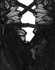 SUBBLIME - TEDDY HALTER COLLO SCHIENA NUDA PIZZO NERO S/M - SUBBLIME BODIES - Intimo per le occasioni speciali | The Game Lingerie