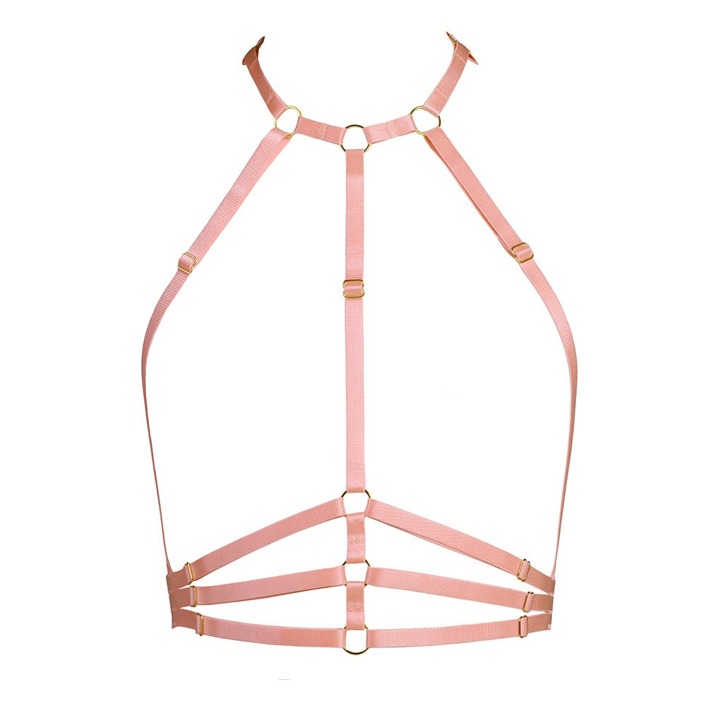 The Samantha Harness in colore pesca - Flash You and Me - The Game Lingerie