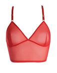 Top a triangolo in rete rossa - Flash You and Me - The Game Lingerie
