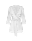 Vestaglia Peignoir Bianca in Pizzo Weddya | Obsessive 229431 - Obsessive - Intimo per le occasioni speciali | The Game Lingerie