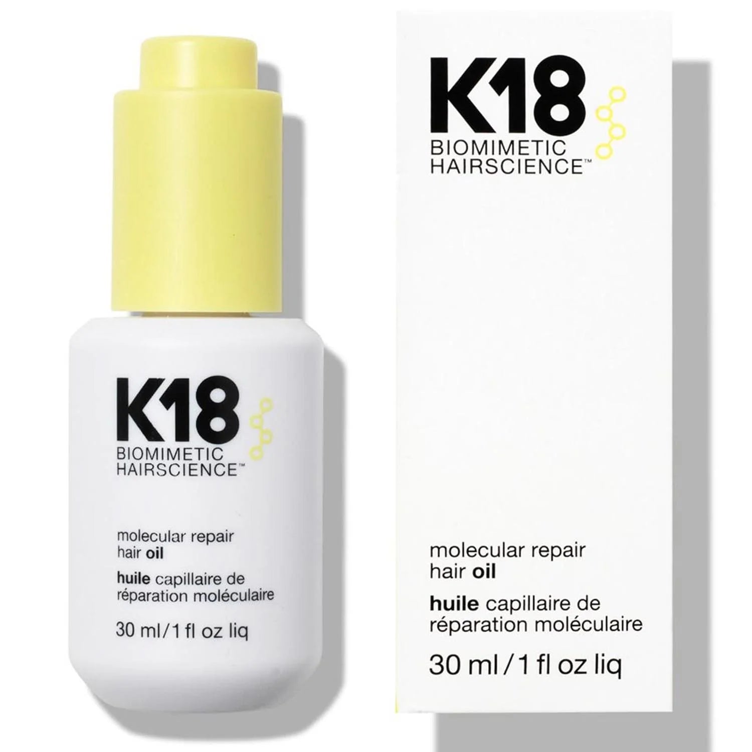 K18 Molecolare Repair Hair Oil Olio Capilare Riparatore K18Peptide™ 30ml