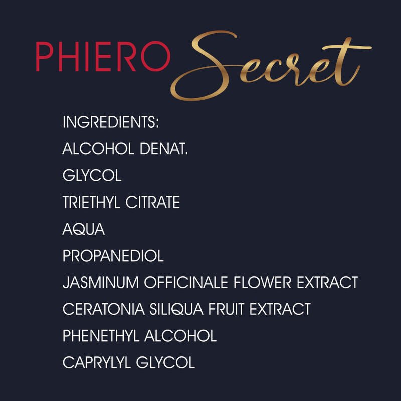 500 COSMETICS - PHIERO SECRET COMBINAZIONE NATURALE INODORE ORMONI SESSUALI FEMMINILI 15 ML - 500COSMETICS - Intimo per le occasioni speciali | The Game Lingerie