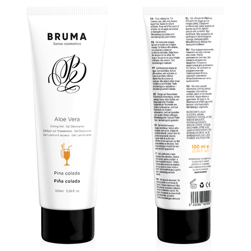 BRUMA - GEL SCORREVOLE ALOE VERA GUSTO CUPCAKE-PINA COLADA-NATURALE 100 ML