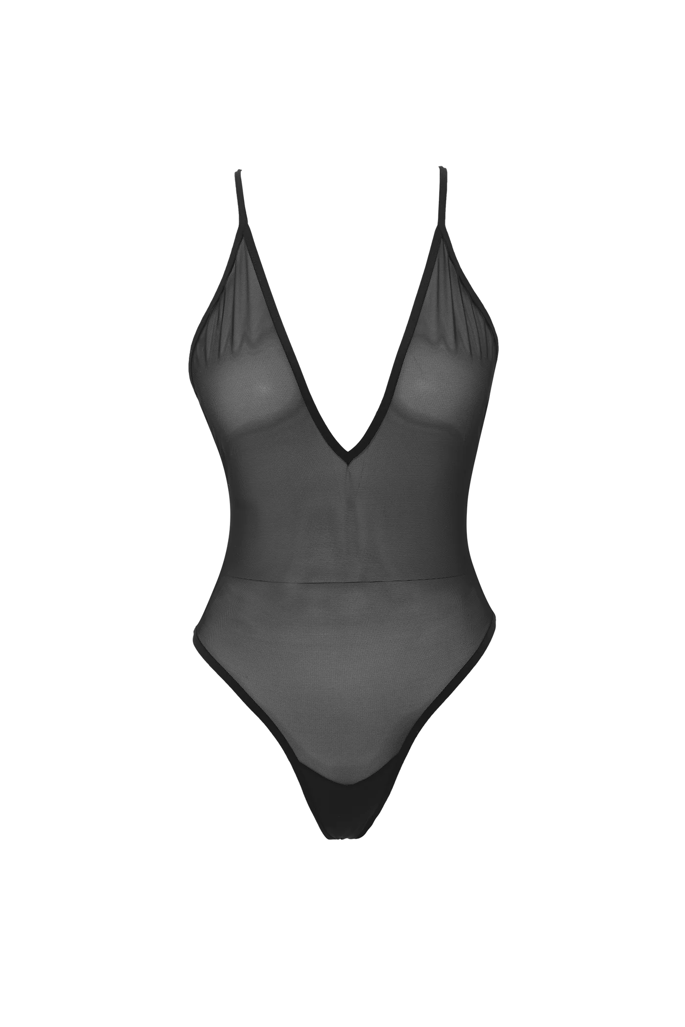 Body a perizoma Bridey nero - The Game Lingerie