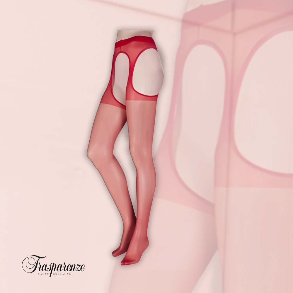 Collant aperto effetto reggicalze 15DEN - Strip Panty Scandal - Trasparenze - The Game Lingerie